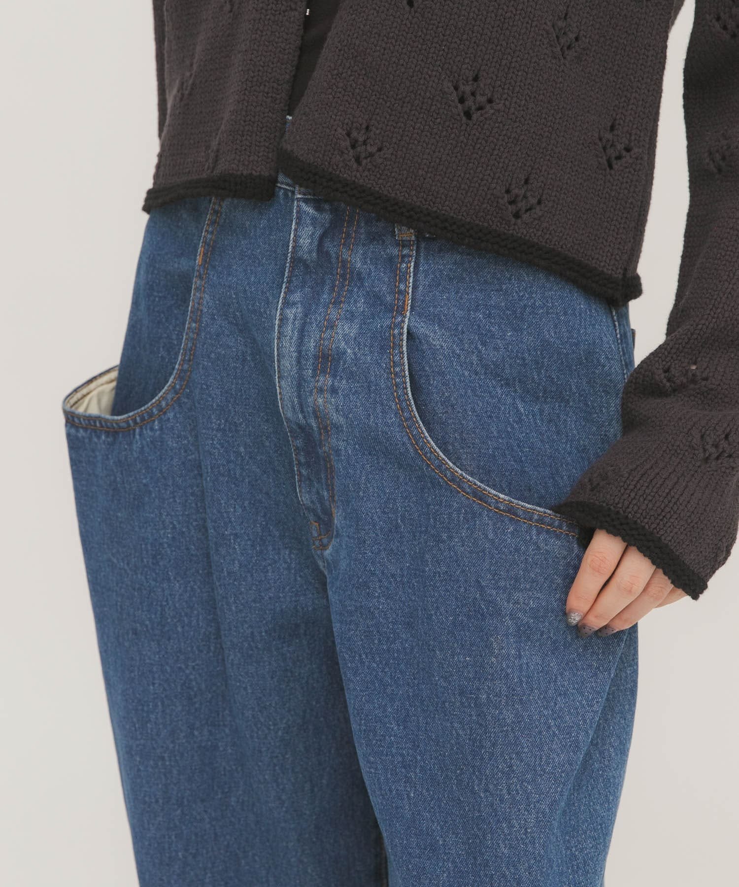 【ケービーエフ/KBF / URBAN RESEARCH】の『3サイズ展開』BIGポケットデザインデニム インテリア・キッズ・メンズ・レディースファッション・服の通販 founy(ファニー) 　ファッション　Fashion　レディースファッション　Fashion for Women　2026年　2026　おすすめ　Recommended / Our Picks　デニム　Denim, Jeans Material　トレンド　Trend, Trending Now　ポケット　Pocket, Pocket Detail　人気　Popular, Best Seller　夏　Summer　S/S・春夏　SS, Spring/Summer, Warm Season　ブルー|ID: prp329100004882430 ipo3291000000036443589