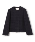 【トゥモローランド/TOMORROWLAND】のラメミックスツイード セミダブルクルージャケット 人気、トレンドファッション・服の通販 founy(ファニー) ファッション Fashion レディースファッション Fashion for Women アウター Coat / Outerwear Collection レディースジャケット・軽アウター Jackets コンパクト Compact, Small Size ジャケット Jacket, Outerwear セットアップ Set-Up, Coordinated Outfit ツイード Twill, Twill Weave フォルム Silhouette, Form フロント Front, Front Design ポケット Pocket, Pocket Detail おすすめ Recommended / Our Picks セレモニー Ceremony 入学式 Entrance Ceremony thumbnail 69 ネイビー|ID: prp329100004882568 ipo3291000000036445001