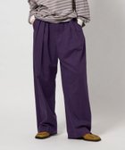 【ビューティ&ユース ユナイテッドアローズ/BEAUTY&YOUTH / UNITED ARROWS】の6(ROKU) コットンレーヨン タックパンツ 人気、トレンドファッション・服の通販 founy(ファニー) ファッション Fashion レディースファッション Fashion for Women パンツ Pants & Trousers バランス Balance, Style Balance ビッグ Big, Oversized thumbnail PURPLE|ID: prp329100004882676 ipo3291000000036446109