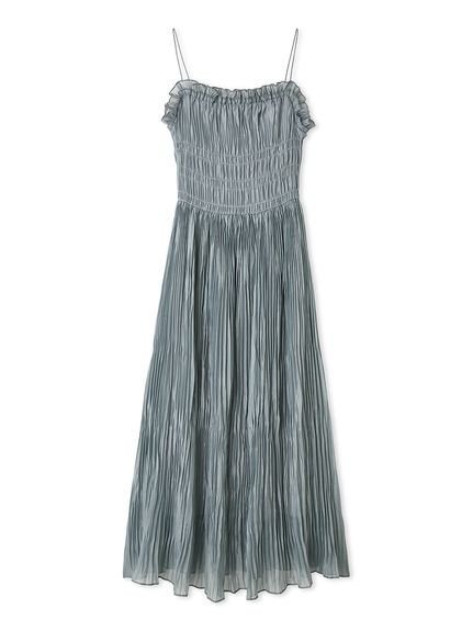 【フレイ アイディー/FRAY I.D】のワッシャーシャーリングキャミワンピース インテリア・キッズ・メンズ・レディースファッション・服の通販 founy(ファニー) 　ファッション　Fashion　レディースファッション　Fashion for Women　ワンピース　Dresses　キャミソールワンピース　Camisole Dresses　キャミワンピース　Cami Dress, Slip Dress　シャーリング　Shirring, Ruched　シンプル　Simple, Minimal　スマート　Smart, Elegant　デコルテ　Décolleté, Neckline　フィット　Fit, Slim Fit　フェミニン　Feminine, Girly　フリル　Frill, Ruffle　ラップ　Wrap, Wrap Design　夏　Summer　BLU[086]|ID: prp329100004882708 ipo3291000000036446408