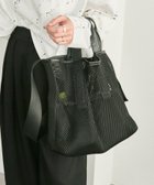 【イア パピヨネ/ear PAPILLONNER】の【ouchi/ほし企画】ダイヤメッシュ2WAYトートバッグL 人気、トレンドファッション・服の通販 founy(ファニー) ファッション Fashion レディースファッション Fashion for Women バッグ Bags 今季 This Season, Current Season 軽量 Lightweight, Ultra Light チャーム Charm, Pendant パイピング Piping, Trim Design ポケット Pocket, Pocket Detail マグネット Magnet, Magnetic Closure メッシュ Mesh, Net Fabric 夏 Summer thumbnail ブラック|ID: prp329100004882718 ipo3291000000036446511