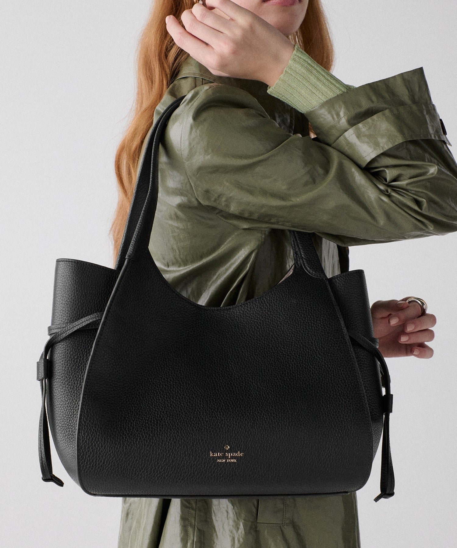 【ケイト スペード ニューヨーク/kate spade NEW YORK】の【公式】スタッシュ ミディアム キャリーオール インテリア・キッズ・メンズ・レディースファッション・服の通販 founy(ファニー) 　ファッション　Fashion　レディースファッション　Fashion for Women　フォルム　Silhouette, Form　BLACK|ID: prp329100004882730 ipo3291000000036446686