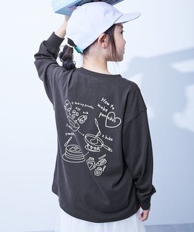 【デビロック/devirock / KIDS】の綿100% デビラボ ガールズ BIGシルエットプリント袖リブ 長袖Tシャツ ロンT 25AW 人気、トレンドファッション・服の通販 founy(ファニー) ファッション Fashion キッズファッション Fashion for Kids トレンド Trend, Trending Now 長袖 Long Sleeve, Full Sleeve プリント Print, Printed Pattern おすすめ Recommended / Our Picks 2025年 2025 2025-2026秋冬・A/W Autumn/Winter 2025–26 AW25–26 |ID:prp329100004882829