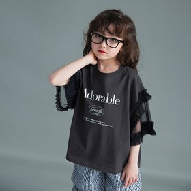 【ブランシェス/branshes / KIDS】の【WEB限定】チュール切り替え半袖Tシャツ 人気、トレンドファッション・服の通販 founy(ファニー) ファッション Fashion キッズファッション Fashion for Kids チュール Tulip, Tulip Motif トレンド Trend, Trending Now フィット Fit, Slim Fit 半袖 Short Sleeve, Half Sleeve |ID:prp329100004882834