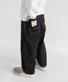 【ブランシェス/branshes / KIDS】の【26SS新作/ゆったり/きれいめ】ペインターパンツ 人気、トレンドファッション・服の通販 founy(ファニー) ファッション Fashion キッズファッション Fashion for Kids ボトムス Bottoms キャンバス Canvas, Canvas Fabric コイン Coin, Coin Design テーパード Tapered, Tapered Pants デニム Denim, Jeans Material パッチ Patch, Appliqué ベーシック Basic, Essential ポケット Pocket, Pocket Detail ループ Loop, Loop Knit ワーク Workwear, Utility Style 2026年 2026 thumbnail ブラック|ID: prp329100004882863 ipo3291000000036448065
