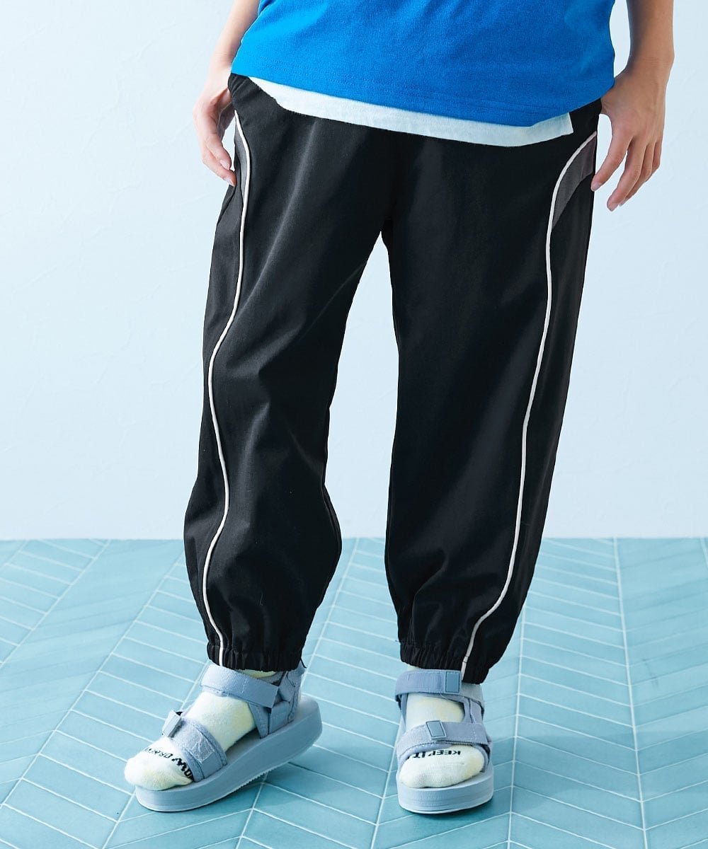 【デビロック/devirock / KIDS】の【イージーウォッシュ】乾燥機OK えらべるデザイン アソートパンツ スウェット 25AW インテリア・キッズ・メンズ・レディースファッション・服の通販 founy(ファニー) 　ファッション　Fashion　キッズファッション　Fashion for Kids　ボトムス　Bottoms　スウェット / スエット　Sweatshirt, Sweatwear　ストレッチ　Stretch, Stretchy Fabric　スニーカー　Sneakers, Trainers　トレンド　Trend, Trending Now　なめらか　Smooth, Silky Texture　おすすめ　Recommended / Our Picks　2025年　2025　2025-2026秋冬・A/W　Autumn/Winter 2025–26 AW25–26　041-切替-ブラック|ID: prp329100004882869 ipo3291000000036448101