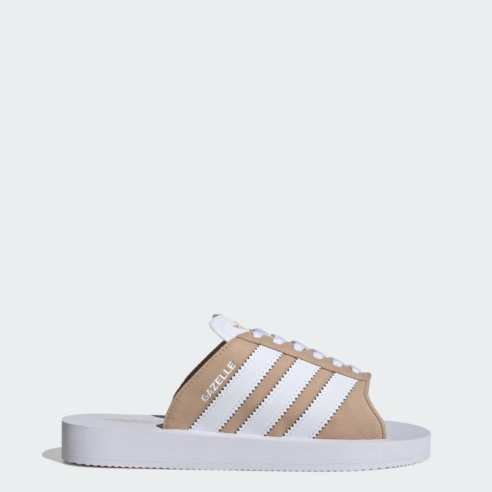 【アディダス/adidas】の【公式】アディダス adidas ガゼル ビーチ スライド / Gazelle Beach Slides インテリア・キッズ・メンズ・レディースファッション・服の通販 founy(ファニー) 　ファッション　Fashion　レディースファッション　Fashion for Women　サンダル　Sandals, Summer Shoes　ビーチ　Beach, Seaside　フィット　Fit, Slim Fit　レギュラー　Regular, Standard Fit　レース　Lace, Lace Fabric　人気　Popular, Best Seller　ベージュ|ID: prp329100004883053 ipo3291000000036449947
