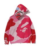 【ア ベイシング エイプ/A BATHING APE】のABC CAMO CROCHET SHARK RELAXED FIT FULL ZIP HOODIE 人気、トレンドファッション・服の通販 founy(ファニー) ファッション Fashion レディースファッション Fashion for Women クロシェ Crochet, Knitted Lace コレクション Collection, Seasonal Line シアー Sheer, See-Through パターン Pattern, Design Print モチーフ Motif, Design Theme 人気 Popular, Best Seller thumbnail PINK|ID: prp329100004883065 ipo3291000000036450130
