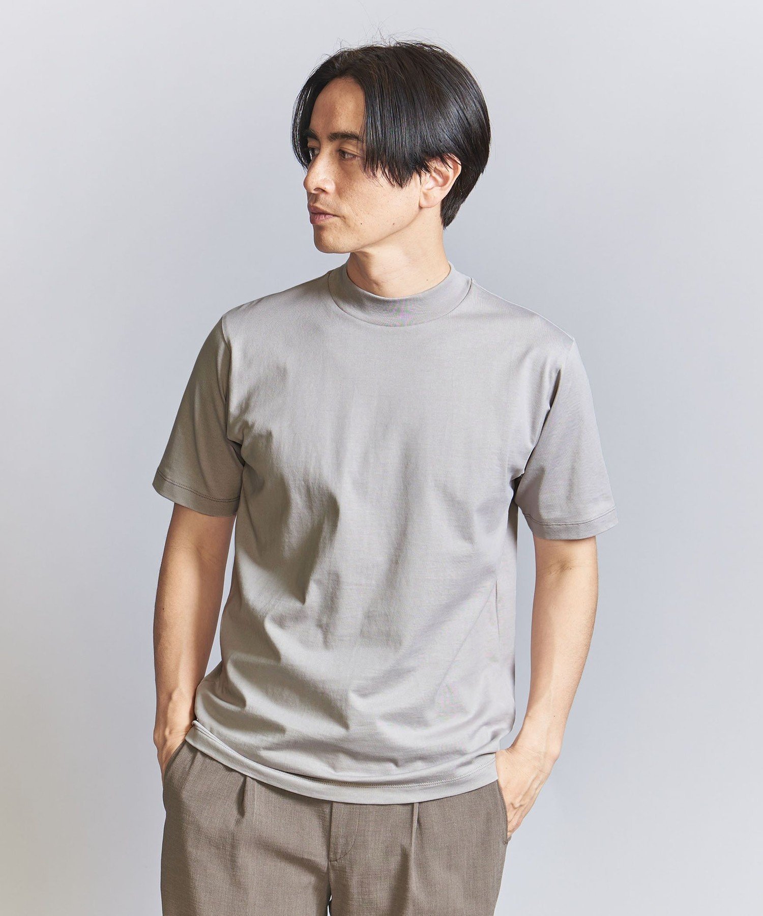 【ユナイテッドアローズ/UNITED ARROWS / MEN】のクリア コットン ジャケット Tシャツ インテリア・キッズ・メンズ・レディースファッション・服の通販 founy(ファニー) 　ファッション　Fashion　メンズファッション　Fashion for Men　シンプル　Simple, Minimal　ジャケット　Jacket, Outerwear　スマート　Smart, Elegant　トレンド　Trend, Trending Now　バランス　Balance, Style Balance　ベーシック　Basic, Essential　LT.GRAY|ID: prp329100004883207 ipo3291000000036451469