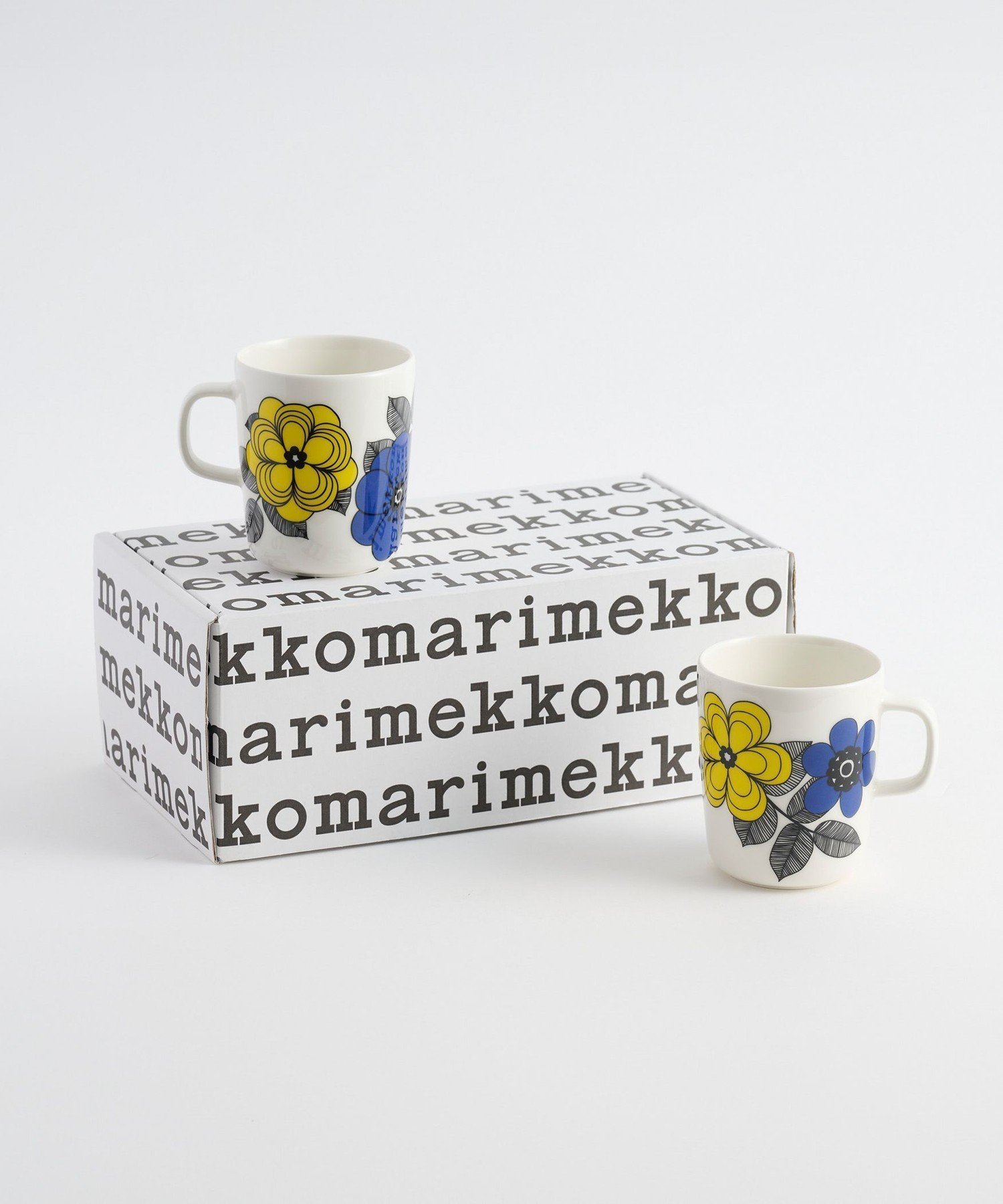 【マリメッコ/marimekko】の【オンライン限定】Kestit マグカップセット 250ml インテリア・キッズ・メンズ・レディースファッション・服の通販 founy(ファニー) ファッション Fashion レディースファッション Fashion for Women スタイリッシュ Stylish, Fashionable フォルム Silhouette, Form フラワー Flower, Floral モチーフ Motif, Design Theme イエロー|ID: prp329100004883340 ipo3291000000036452561