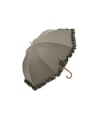 【その他のブランド/Other】の【完全遮光100%】 長傘 M(55cm)/フリル 人気、トレンドファッション・服の通販 founy(ファニー) ファッション Fashion レディースファッション Fashion for Women レイングッズ・傘・晴雨兼用傘 Umbrellas & Rain Gear 傘 Umbrella, Parasol 人気 Popular, Best Seller フリル Frill, Ruffle エレガント 上品 Elegant thumbnail ダークグレー|ID: prp329100004883345 ipo3291000000036452622