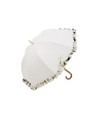 【その他のブランド/Other】の【完全遮光100%】 長傘 M(55cm)/フリル 人気、トレンドファッション・服の通販 founy(ファニー) ファッション Fashion レディースファッション Fashion for Women レイングッズ・傘・晴雨兼用傘 Umbrellas & Rain Gear 傘 Umbrella, Parasol 人気 Popular, Best Seller フリル Frill, Ruffle エレガント 上品 Elegant thumbnail アイボリー|ID: prp329100004883345 ipo3291000000036452628