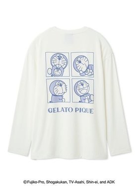 【ジェラート ピケ/gelato pique】の【ドラえもん】【レディース】プリントロンT 人気、トレンドファッション・服の通販 founy(ファニー) ファッション Fashion レディースファッション Fashion for Women トップス・カットソー Cut & Sew Tops ロングTシャツ・Tシャツ Longline T-Shirts & Tees カットソー Cut and Sewn Top スマート Smart, Elegant プリント Print, Printed Pattern モチーフ Motif, Design Theme ロング Long, Long-Length ワンポイント One Point, Statement Accent |ID:prp329100004883370