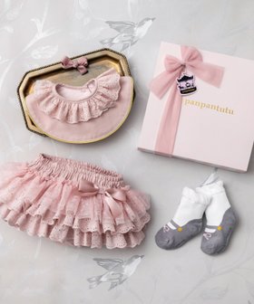 【パンパンテュテュ/panpantutu / KIDS】のファーストフレンドBOX(出産祝いセット) 人気、トレンドファッション・服の通販 founy(ファニー) ファッション Fashion キッズファッション Fashion for Kids ギフト プレゼント Gift / Present ソックス Socks, Hosiery ボトム Bottoms, Lower Wear リボン Ribbon, Bow 人気 Popular, Best Seller |ID:prp329100004883600