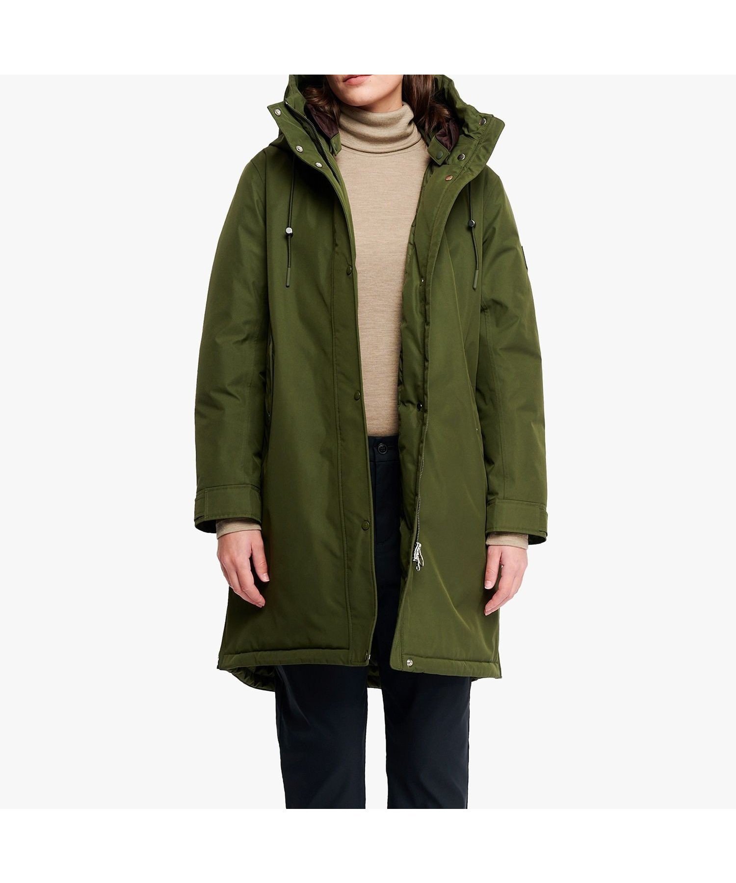 【エーグル/AIGLE】のゴアテックス2レイヤー ダウンジャケット RP インテリア・キッズ・メンズ・レディースファッション・服の通販 founy(ファニー) 　ファッション　Fashion　レディースファッション　Fashion for Women　アウター　Coat / Outerwear Collection　レディースジャケット・軽アウター　Jackets　カフス　Cuff Design　ジャケット　Jacket, Outerwear　スリット　Slit, Slit Detail　ダウン　Down, Puffer　ドローコード　Drawcord, Drawstring Cord　ハンド　Hand, Handmade　フィット　Fit, Slim Fit　ポケット　Pocket, Pocket Detail　ライナー　Liner, Inner Layer　モスグリーン|ID: prp329100004883641 ipo3291000000036455557