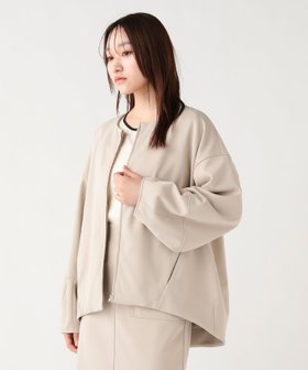 【ビームス ハート/BEAMS HEART】の【洗濯可】ノーカラー コクーン ブルゾン 26SS レディース 春アウター ライトアウター オンオフ兼用 人気、トレンドファッション・服の通販 founy(ファニー) ファッション Fashion レディースファッション Fashion for Women アウター Coat / Outerwear Collection ブルゾンジャケット・スポーティアウター Blouson Jackets インナー Innerwear 春 Spring コクーン Cocoon, Cocoon Silhouette ストレッチ Stretch, Stretchy Fabric セットアップ Set-Up, Coordinated Outfit フォルム Silhouette, Form フロント Front, Front Design ブルゾン Blouson, Bomber Jacket ロング Long, Long-Length おすすめ Recommended / Our Picks ビジネス 仕事 通勤 Business / Work / Commuting 2026年 2026 |ID:prp329100004883663