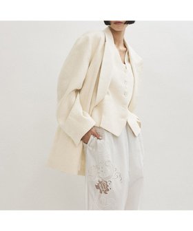 【アダム エ ロペ/ADAM ET ROPE'】のリネンMIXオーバージャケット 人気、トレンドファッション・服の通販 founy(ファニー) ファッション Fashion レディースファッション Fashion for Women アウター Coat / Outerwear Collection レディースジャケット・軽アウター Jackets 春 Spring ジャケット Jacket, Outerwear ダブル Double, Double-Breasted デニム Denim, Jeans Material ポケット Pocket, Pocket Detail リネン Linen, Linen Fabric リラックス Relax, Relaxed Fit ループ Loop, Loop Knit S/S・春夏 SS, Spring/Summer, Warm Season おすすめ Recommended / Our Picks 夏 Summer 2025年 2025 2025春夏・S/S Spring/Summer 2025 SS25 |ID:prp329100004883670