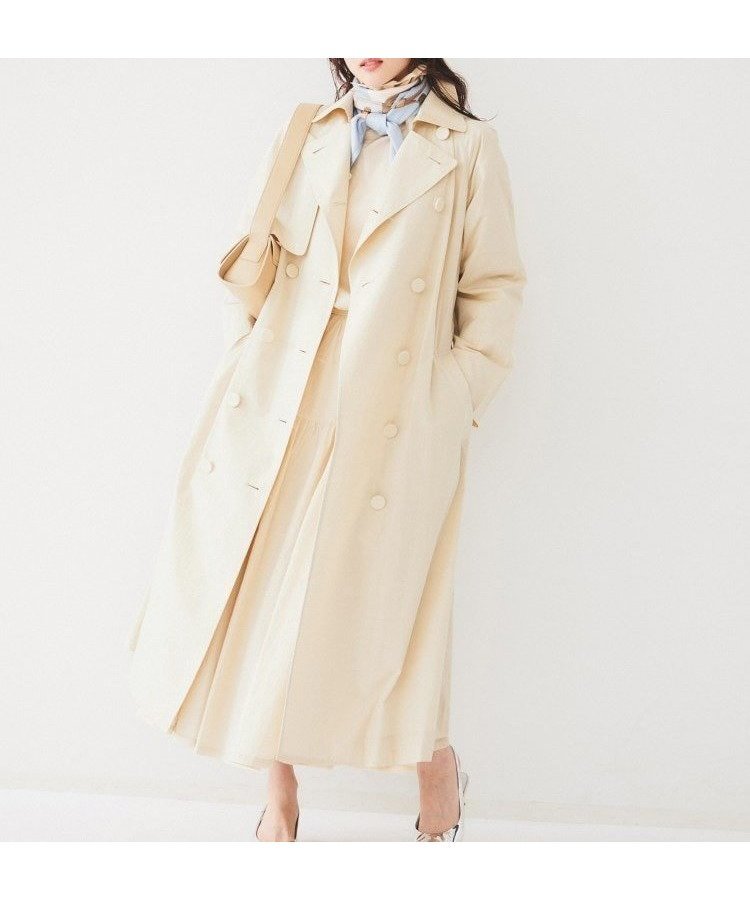 【アンタイトル/UNTITLED】のライトコットン トレンチコート 人気、トレンドファッション・服の通販 founy(ファニー) 　ファッション　Fashion　レディースファッション　Fashion for Women　アウター　Coat / Outerwear Collection　コート・ロングコート・ピーコート　Long Coats, Peacoats & More　トレンチコート / 春秋の定番アウター　Trench Coats　エアリー　Airy Texture　クラシック　Classic, Timeless Style　コンパクト　Compact, Small Size　スマート　Smart, Elegant　ドレス　Dress, One-Piece　ポケット　Pocket, Pocket Detail　モダン　Modern, Contemporary　おすすめ　Recommended / Our Picks　 other-1|ID: prp329100004883676 ipo3291000000036455882