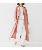 【アンタイトル/UNTITLED】のライトコットン トレンチコート ピンク|ID: prp329100004883676 ipo3291000000036455886