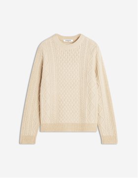 【メゾン キツネ/MAISON KITSUNE】のMaison Kitsune/ALPACA CABLE KNIT JUMPER 人気、トレンドファッション・服の通販 founy(ファニー) ファッション Fashion レディースファッション Fashion for Women トップス・カットソー Cut & Sew Tops ニット Knit Tops & Sweaters コレクション Collection, Seasonal Line フロント Front, Front Design 夏 Summer 旅行 Travel 春 Spring S/S・春夏 SS, Spring/Summer, Warm Season 長袖 Long Sleeve, Full Sleeve |ID:prp329100004883680