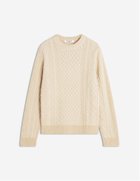 【メゾン キツネ/MAISON KITSUNE】のMaison Kitsune/ALPACA CABLE KNIT JUMPER 人気、トレンドファッション・服の通販 founy(ファニー) ファッション Fashion レディースファッション Fashion for Women トップス・カットソー Cut & Sew Tops ニット Knit Tops & Sweaters コレクション Collection, Seasonal Line フロント Front, Front Design 夏 Summer 旅行 Travel 春 Spring S/S・春夏 SS, Spring/Summer, Warm Season 長袖 Long Sleeve, Full Sleeve thumbnail TAN BEIGE|ID: prp329100004883680 ipo3291000000036455919