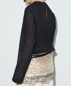 【ユナイテッドアローズ/UNITED ARROWS】のAEWEN MATOPH カットオフプルオーバーブラウス 人気、トレンドファッション・服の通販 founy(ファニー) ファッション Fashion レディースファッション Fashion for Women トップス・カットソー Cut & Sew Tops シャツ・ブラウス・オフィスカジュアル Elegant Blouses & Button-Ups カジュアルプルオーバー・ニットトップス Pullovers & Knit Tops / Casual Pullovers インナー Innerwear カットオフ Cut-Off Design シアー Sheer, See-Through ジャケット Jacket, Outerwear スリット Slit, Slit Detail ノースリーブ Sleeveless, No-Sleeve フラット Flat, Flat Shoes おすすめ Recommended / Our Picks エレガント 上品 Elegant |ID:prp329100004883715