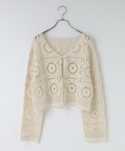 【ローリーズファーム/LOWRYS FARM】のクロシェニットカーディガン 人気、トレンドファッション・服の通販 founy(ファニー) ファッション Fashion レディースファッション Fashion for Women トップス・カットソー Cut & Sew Tops ニット Knit Tops & Sweaters カーディガン・羽織り Layered Style Cardigans おすすめ Recommended / Our Picks カーディガン Cardigan, Knitwear クロシェ Crochet, Knitted Lace 春 Spring thumbnail オフホワイト08|ID: prp329100004883750 ipo3291000000036456173