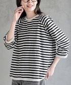 【アールピーエス/rps】のクルーネックラグランワイド7分袖T 人気、トレンドファッション・服の通販 founy(ファニー) ファッション Fashion レディースファッション Fashion for Women トップス・カットソー Cut & Sew Tops シンプル Simple, Minimal スリーブ Sleeve, Long Sleeve / Short Sleeve ベーシック Basic, Essential ボーダー Border, Stripe ワイド Wide, Wide Fit 無地 Plain, Solid Color thumbnail ブラック2|ID: prp329100004883771 ipo3291000000036456214