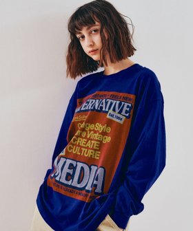 【アールエヌエー/RNA】のM2620 バナープリントロンT 人気、トレンドファッション・服の通販 founy(ファニー) ファッション Fashion レディースファッション Fashion for Women トップス・カットソー Cut & Sew Tops ロングTシャツ・Tシャツ Longline T-Shirts & Tees キャラクター Character, Licensed Characters シンプル Simple, Minimal トレンド Trend, Trending Now バランス Balance, Style Balance パープル Purple, Violet フロント Front, Front Design プリント Print, Printed Pattern ベーシック Basic, Essential モチーフ Motif, Design Theme リラックス Relax, Relaxed Fit |ID:prp329100004883787