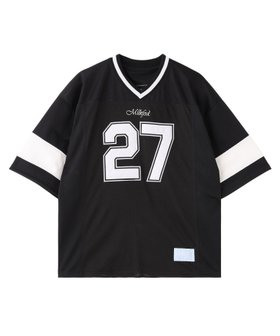 【ミルクフェド/MILKFED.】のHEAVEN27 FOOTBALL SHIRT 人気、トレンドファッション・服の通販 founy(ファニー) ファッション Fashion レディースファッション Fashion for Women トップス・カットソー Cut & Sew Tops シャツ・ブラウス・オフィスカジュアル Elegant Blouses & Button-Ups ガーリー Girly, Feminine Style トレンド Trend, Trending Now フリル Frill, Ruffle メッシュ Mesh, Net Fabric 再入荷 Restock / Back in Stock おすすめ Recommended / Our Picks |ID:prp329100004883799