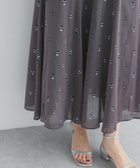 【アーバンリサーチ ドアーズ/URBAN RESEARCH DOORS】の小柄ダマスクプリントフレアスカート 人気、トレンドファッション・服の通販 founy(ファニー) ファッション Fashion レディースファッション Fashion for Women スカート Skirts Aライン・フレアスカート A-Line & Flared Skirts シンプル Simple, Minimal フィット Fit, Slim Fit フレア Flare, Flared プリント Print, Printed Pattern S/S・春夏 SS, Spring/Summer, Warm Season 夏 Summer 2026年 2026 thumbnail チャコールグレー|ID: prp329100004883830 ipo3291000000036456467