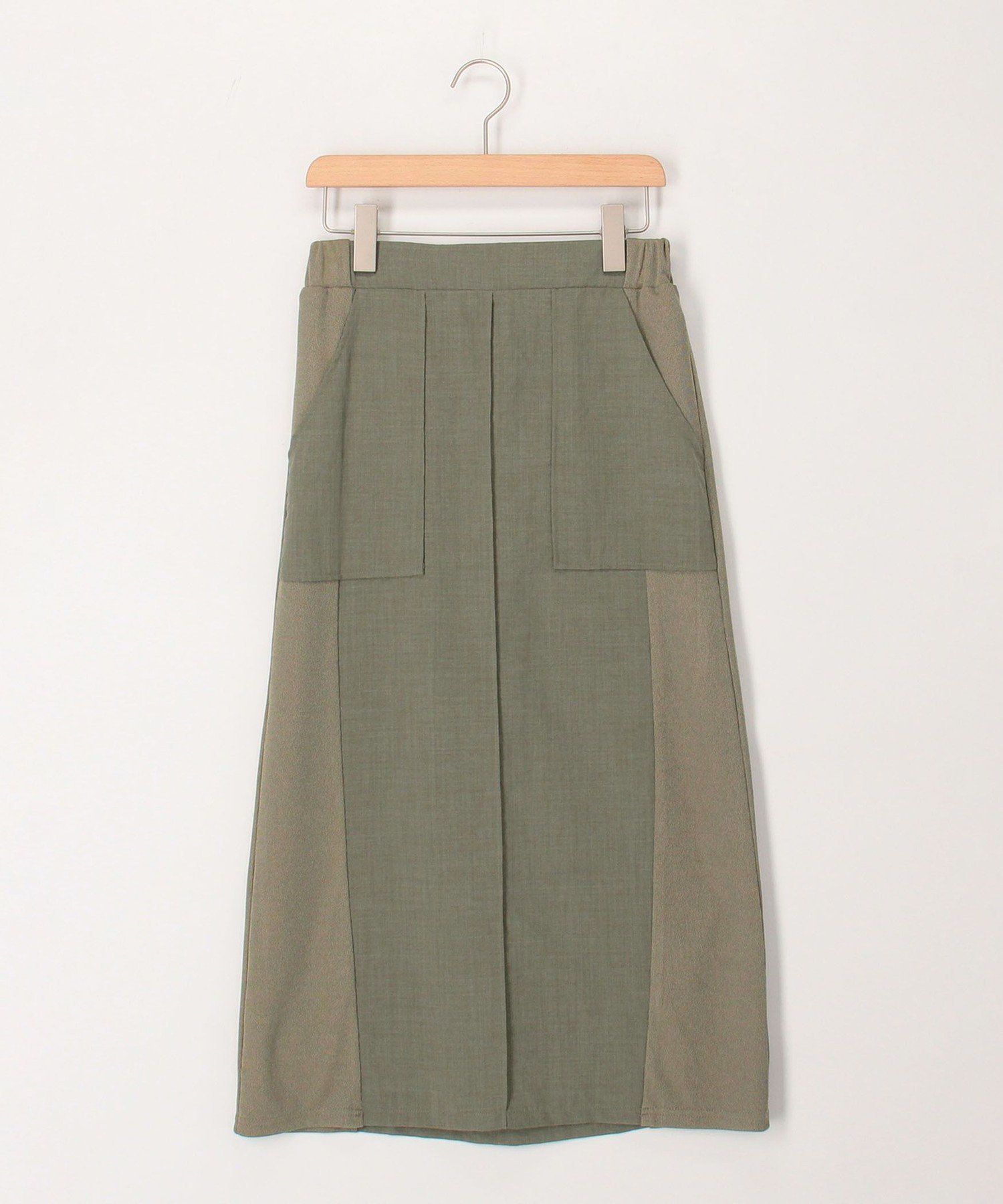 【ノーリーズ/NOLLEY'S】の麻調×リブ切替スカート インテリア・キッズ・メンズ・レディースファッション・服の通販 founy(ファニー) ファッション Fashion レディースファッション Fashion for Women スカート Skirts カットソー Cut and Sewn Top 切替 Switching, Contrast Panel タイトスカート Pencil Skirt, Tight Skirt ロング Long, Long-Length アウトレット Outlet / Clearance おすすめ Recommended / Our Picks 2026年 2026 オリーブ|ID: prp329100004883837 ipo3291000000036456505