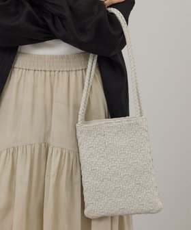 【サロン アダム エ ロペ/SALON adam et rope'】の【WS(ドゥーブル)】レザーメッシュミニトート 人気、トレンドファッション・服の通販 founy(ファニー) ファッション Fashion レディースファッション Fashion for Women バッグ Bags アクセサリー Fashion Accessories インド Indian Textile コレクション Collection, Seasonal Line サテン Satin, Glossy Fabric 手編み Hand-Knitted, Handmade Knit なめらか Smooth, Silky Texture ポケット Pocket, Pocket Detail メッシュ Mesh, Net Fabric エレガント 上品 Elegant |ID:prp329100004883879