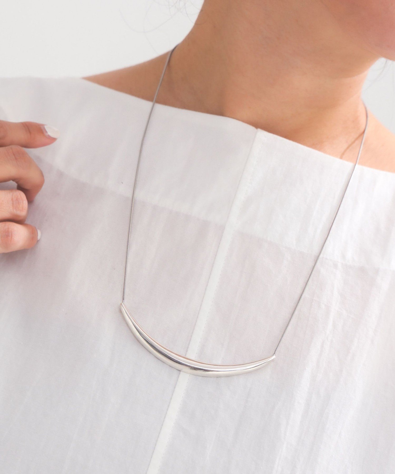 【デミルクス ビームス/Demi-Luxe BEAMS】のクレセント ムーン ネックレス .M インテリア・キッズ・メンズ・レディースファッション・服の通販 founy(ファニー) ファッション Fashion レディースファッション Fashion for Women ジュエリー Jewelry ネックレス Necklaces & Pendants アクセサリー Fashion Accessories イヤリング Earrings シンプル Simple, Minimal スポーツ Sports, Activewear ネックレス Necklace, Pendant Necklace モチーフ Motif, Design Theme SILVER|ID: prp329100004883909 ipo3291000000036456772