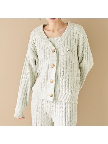 【ジェラート ピケ/gelato pique】のエアリーモコアランカーディガン インテリア・キッズ・メンズ・レディースファッション・服の通販 founy(ファニー) 　ファッション　Fashion　レディースファッション　Fashion for Women　トップス・カットソー　Cut & Sew Tops　カーディガン・羽織り　Layered Style Cardigans　春　Spring　カーディガン　Cardigan, Knitwear　軽量　Lightweight, Ultra Light　スタイリッシュ　Stylish, Fashionable　ストライプ　Stripe, Striped Pattern　スマート　Smart, Elegant　ビスチェ　Bustier, Corset Top　ボトム　Bottoms, Lower Wear　おすすめ　Recommended / Our Picks　MNT[021]|ID: prp329100004883937 ipo3291000000036456849