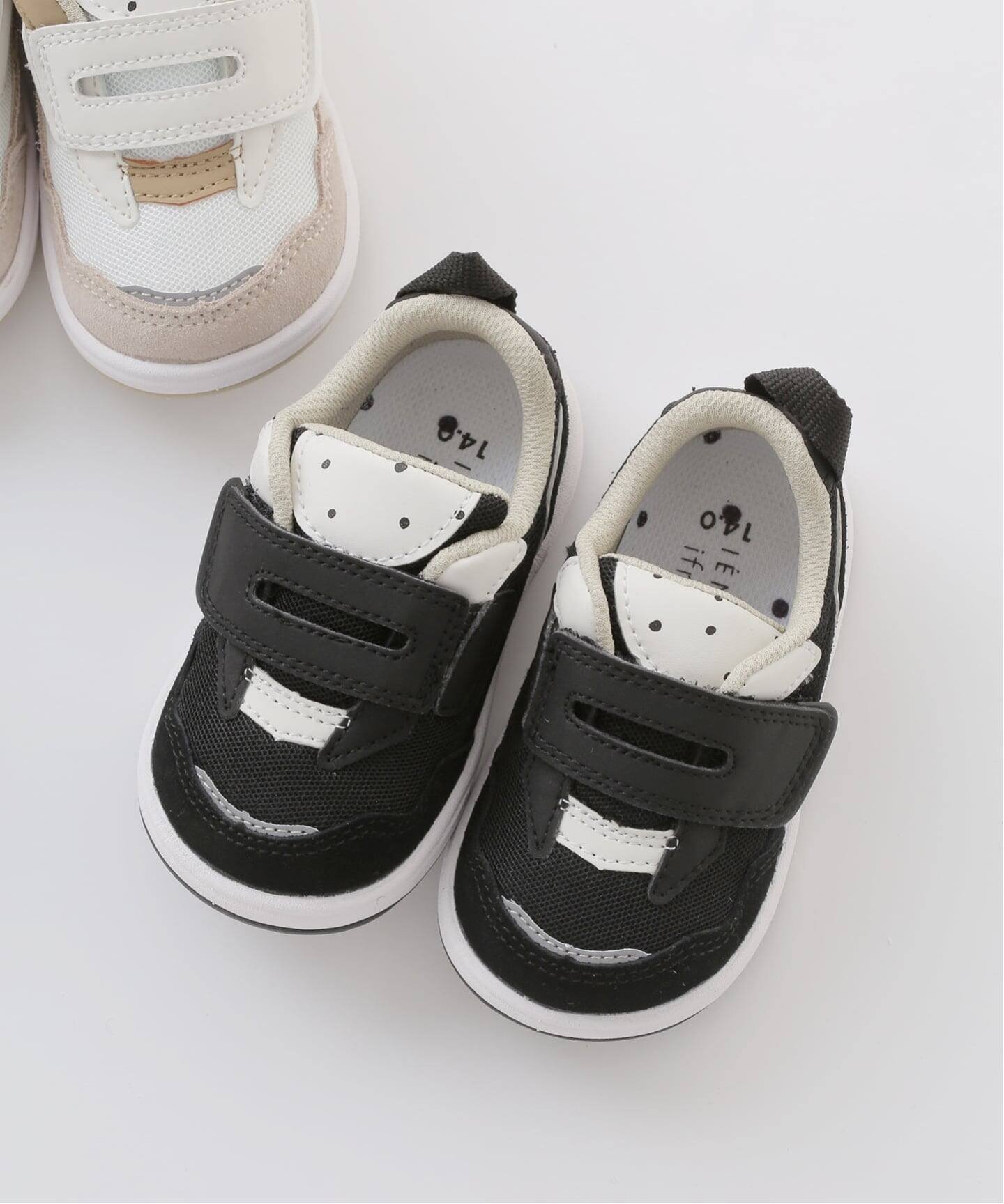 【イエナアンファン/IENA ENFANT / KIDS】の《追加》【IFME/イフミー】 別注Bon Chic スニーカーBABY(12cm-14cm) インテリア・キッズ・メンズ・レディースファッション・服の通販 founy(ファニー) 　ファッション　Fashion　キッズファッション　Fashion for Kids　コラボ　Collaboration, Collab　軽量　Lightweight, Ultra Light　シューズ　Shoes, Footwear　スニーカー　Sneakers, Trainers　スマート　Smart, Elegant　ドット　Polka Dot, Dot Pattern　プリント　Print, Printed Pattern　ベビー　Baby, Babywear　別注　Limited Edition, Custom Order　ブラック|ID: prp329100004883963 ipo3291000000036456947