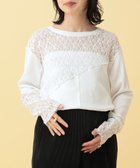 【レプシィム ローリーズファーム/LEPSIM LOWRYS FARM】の【産前・産後対応】マタニティ/レース切り替えプルオーバー 人気、トレンドファッション・服の通販 founy(ファニー) ファッション Fashion キッズファッション Fashion for Kids トップス・カットソー Cut & Sew Tops おすすめ Recommended / Our Picks インナー Innerwear スウェット / スエット Sweatshirt, Sweatwear デニム Denim, Jeans Material パッチワーク Patchwork, Mixed Fabric レース Lace, Lace Fabric 春 Spring thumbnail オフホワイト05|ID: prp329100004883971 ipo3291000000036456980