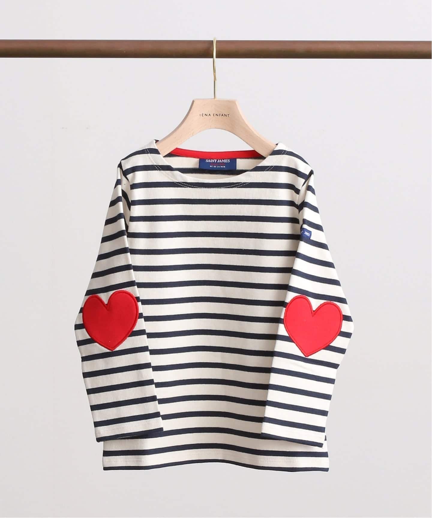 【イエナアンファン/IENA ENFANT / KIDS】の【saint james/セントジェームス】 VAUJANY E カットソー kids 人気、トレンドファッション・服の通販 founy(ファニー) 　ファッション　Fashion　キッズファッション　Fashion for Kids　トップス・カットソー　Cut & Sew Tops　カットソー　Cut and Sewn Top　スマート　Smart, Elegant　ビビッド　Vivid, Bright Tone　ベーシック　Basic, Essential　ボーダー　Border, Stripe　定番　Standard, Basic Item　長袖　Long Sleeve, Full Sleeve　 other-1|ID: prp329100004883983 ipo3291000000036457022