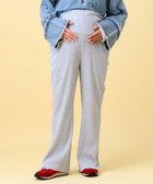 【レプシィム ローリーズファーム/LEPSIM LOWRYS FARM】の【産前・産後対応】マタニティ/リブフレアパンツ 人気、トレンドファッション・服の通販 founy(ファニー) ファッション Fashion キッズファッション Fashion for Kids ボトムス Bottoms フレア Flare, Flared thumbnail グレー15|ID: prp329100004883985 ipo3291000000036457029