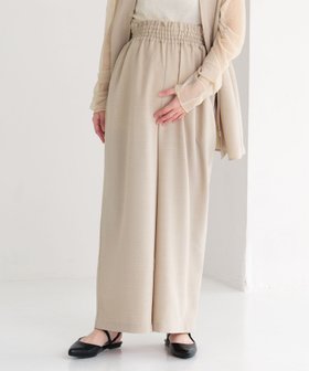 【レプシィム ローリーズファーム/LEPSIM LOWRYS FARM】の《リネンライクドライシリーズ》【産前・産後対応】マタニティ/ギャザーワイドパンツ 人気、トレンドファッション・服の通販 founy(ファニー) ファッション Fashion キッズファッション Fashion for Kids ボトムス Bottoms おすすめ Recommended / Our Picks ジャケット Jacket, Outerwear セットアップ Set-Up, Coordinated Outfit フリル Frill, Ruffle ルーズ Loose, Oversized レギュラー Regular, Standard Fit 長袖 Long Sleeve, Full Sleeve |ID:prp329100004883996