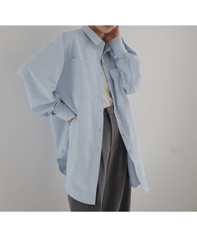 【ヘラム/hellam】の合繊オーバーサイズシャツ 人気、トレンドファッション・服の通販 founy(ファニー) ファッション Fashion レディースファッション Fashion for Women トップス・カットソー Cut & Sew Tops シャツ・ブラウス・オフィスカジュアル Elegant Blouses & Button-Ups |ID:prp329100004885720