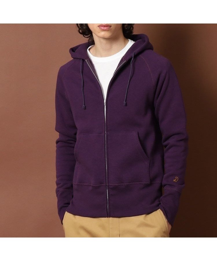 【ドレステリア/DRESSTERIOR / MEN】の【ベストセラー】デキシー吊裏毛ジップアップパーカ インテリア・キッズ・メンズ・レディースファッション・服の通販 founy(ファニー) 　ファッション　Fashion　メンズファッション　Fashion for Men　コンパクト　Compact, Small Size　スウェット / スエット　Sweatshirt, Sweatwear　スマート　Smart, Elegant　定番　Standard, Basic Item　手編み　Hand-Knitted, Handmade Knit　フィット　Fit, Slim Fit　ベーシック　Basic, Essential　おすすめ　Recommended / Our Picks　エレガント 上品　Elegant　パープル|ID: prp329100004885784 ipo3291000000036474089