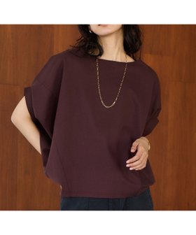 【バンヤードストーム/BARNYARDSTORM】の【『BABALOG』ご紹介アイテム】トリコットターンバックTシャツ 人気、トレンドファッション・服の通販 founy(ファニー) ファッション Fashion レディースファッション Fashion for Women トップス・カットソー Cut & Sew Tops シャツ・ブラウス・オフィスカジュアル Elegant Blouses & Button-Ups ロングTシャツ・Tシャツ Longline T-Shirts & Tees バッグ Bags カットソー Cut and Sewn Top スリーブ Sleeve, Long Sleeve / Short Sleeve ダウン Down, Puffer デニム Denim, Jeans Material ネックレス Necklace, Pendant Necklace パターン Pattern, Design Print ワイド Wide, Wide Fit ビジネス 仕事 通勤 Business / Work / Commuting |ID:prp329100004885836