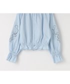 【ローリーズファーム/LOWRYS FARM】のカットワークレースブラウス 人気、トレンドファッション・服の通販 founy(ファニー) ファッション Fashion レディースファッション Fashion for Women トップス・カットソー Cut & Sew Tops シャツ・ブラウス・オフィスカジュアル Elegant Blouses & Button-Ups おすすめ Recommended / Our Picks ダウン Down, Puffer デニム Denim, Jeans Material フリル Frill, Ruffle ブロード Broadcloth, Fine Cotton レース Lace, Lace Fabric ワーク Workwear, Utility Style thumbnail ブルー82|ID: prp329100004885846 ipo3291000000036474680