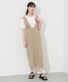 【ビームス ウイメン/BEAMS】の後ボタン ジャンパースカート BEIGE|ID: prp329100004885893 ipo3291000000036475356