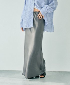 【レプシィム ローリーズファーム/LEPSIM LOWRYS FARM】のストレッチサテンスカート2 人気、トレンドファッション・服の通販 founy(ファニー) ファッション Fashion レディースファッション Fashion for Women スカート Skirts おすすめ Recommended / Our Picks サテン Satin, Glossy Fabric バイアス Bias, Diagonal Cut フィット Fit, Slim Fit マーメイド Mermaid, Fishtail Silhouette エレガント 上品 Elegant |ID:prp329100004885898