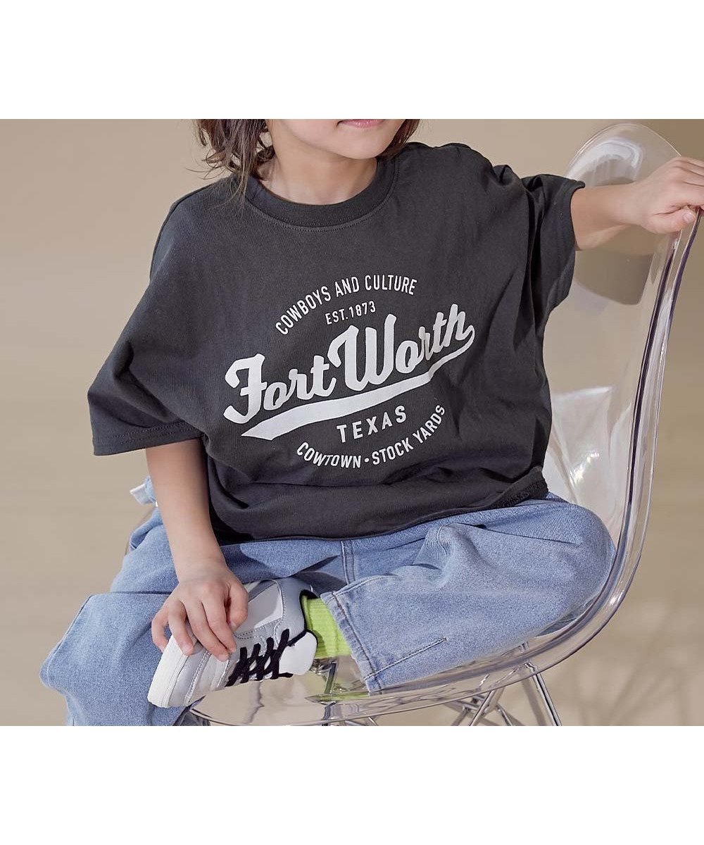 【デビロック/devirock / KIDS】の綿100% デビラボ スーパーBIGシルエット プリント半袖Tシャツ 子供服 キッズ 26SS インテリア・キッズ・メンズ・レディースファッション・服の通販 founy(ファニー) 　ファッション　Fashion　キッズファッション　Fashion for Kids　トレンド　Trend, Trending Now　プリント　Print, Printed Pattern　ベーシック　Basic, Essential　半袖　Short Sleeve, Half Sleeve　おすすめ　Recommended / Our Picks　夏　Summer　2026年　2026　002-ロゴ-スミクロ|ID: prp329100004888061 ipo3291000000036502829