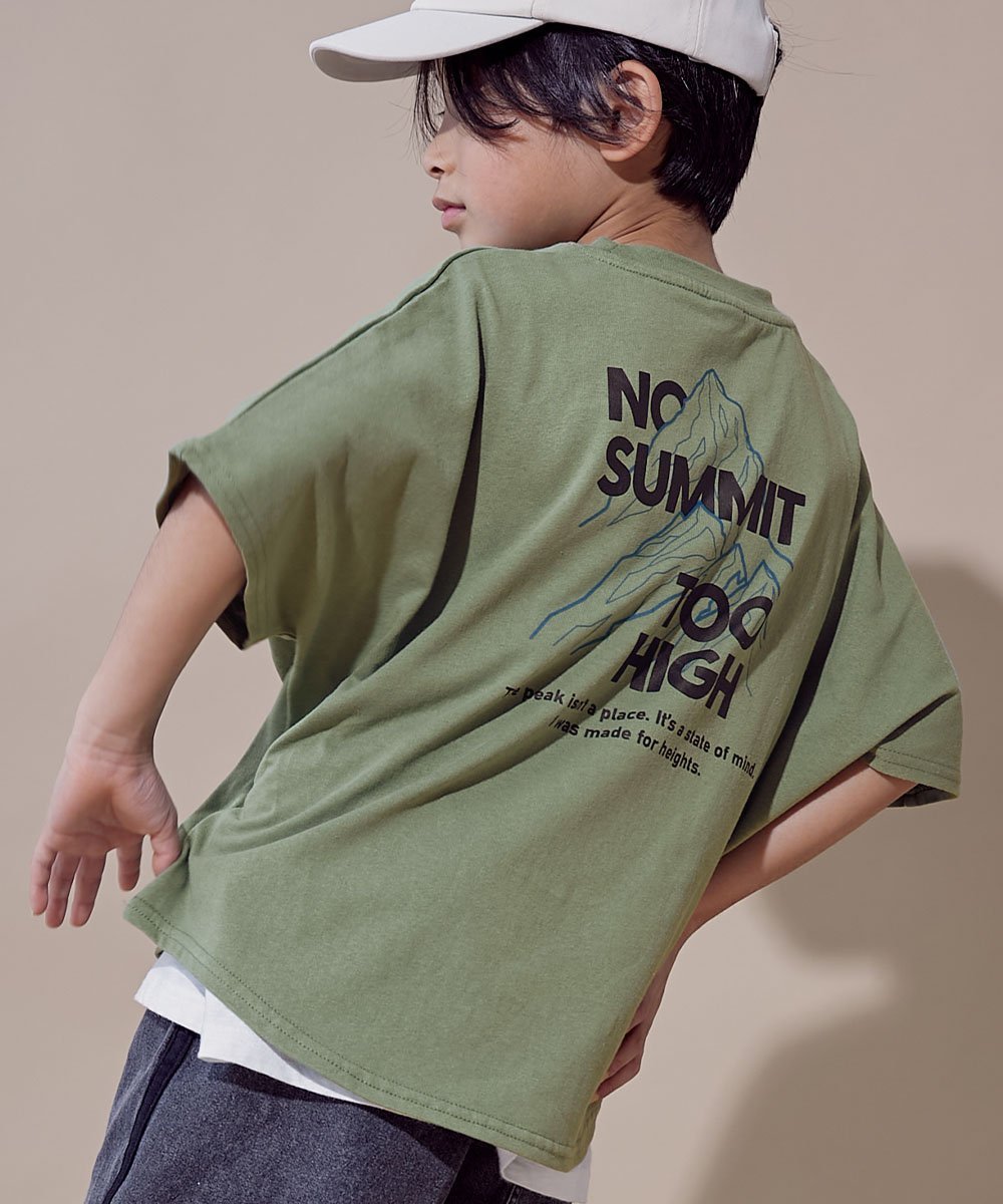 【デビロック/devirock / KIDS】の綿100% デビラボ スーパーBIGシルエット プリント半袖Tシャツ 子供服 キッズ 26SS インテリア・キッズ・メンズ・レディースファッション・服の通販 founy(ファニー) 　ファッション　Fashion　キッズファッション　Fashion for Kids　トレンド　Trend, Trending Now　プリント　Print, Printed Pattern　ベーシック　Basic, Essential　半袖　Short Sleeve, Half Sleeve　おすすめ　Recommended / Our Picks　夏　Summer　2026年　2026　010-山-クリームグリーン|ID: prp329100004888061 ipo3291000000036502851