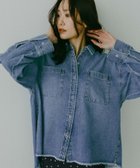 【グローバルワーク/GLOBAL WORK】のGOODデニムシャツ長袖/624968 人気、トレンドファッション・服の通販 founy(ファニー) ファッション Fashion レディースファッション Fashion for Women トップス・カットソー Cut & Sew Tops シャツ・ブラウス・オフィスカジュアル Elegant Blouses & Button-Ups おすすめ Recommended / Our Picks セットアップ Set-Up, Coordinated Outfit デニム Denim, Jeans Material フリンジ Fringe, Tassel フレア Flare, Flared 長袖 Long Sleeve, Full Sleeve thumbnail ミドルブルー85|ID: prp329100004888089 ipo3291000000036502974