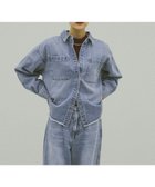 【グローバルワーク/GLOBAL WORK】のGOODデニムシャツ長袖/624968 人気、トレンドファッション・服の通販 founy(ファニー) ファッション Fashion レディースファッション Fashion for Women トップス・カットソー Cut & Sew Tops シャツ・ブラウス・オフィスカジュアル Elegant Blouses & Button-Ups おすすめ Recommended / Our Picks セットアップ Set-Up, Coordinated Outfit デニム Denim, Jeans Material フリンジ Fringe, Tassel フレア Flare, Flared 長袖 Long Sleeve, Full Sleeve thumbnail ブルー83|ID: prp329100004888089 ipo3291000000036502976